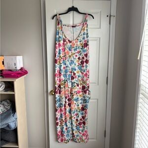 Colorful Floral Jumpsuit